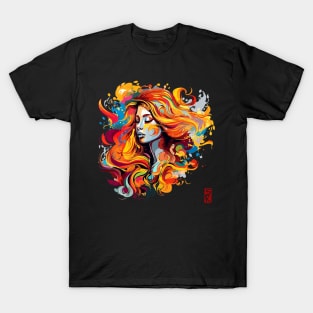 Colorful Woman T-Shirt